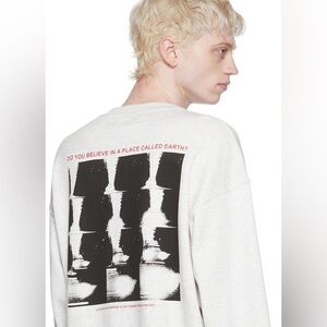 Stolen‎ Girlfriends Club Gray 100% Organic Cotton Soft Oversized Sweatshirt Med